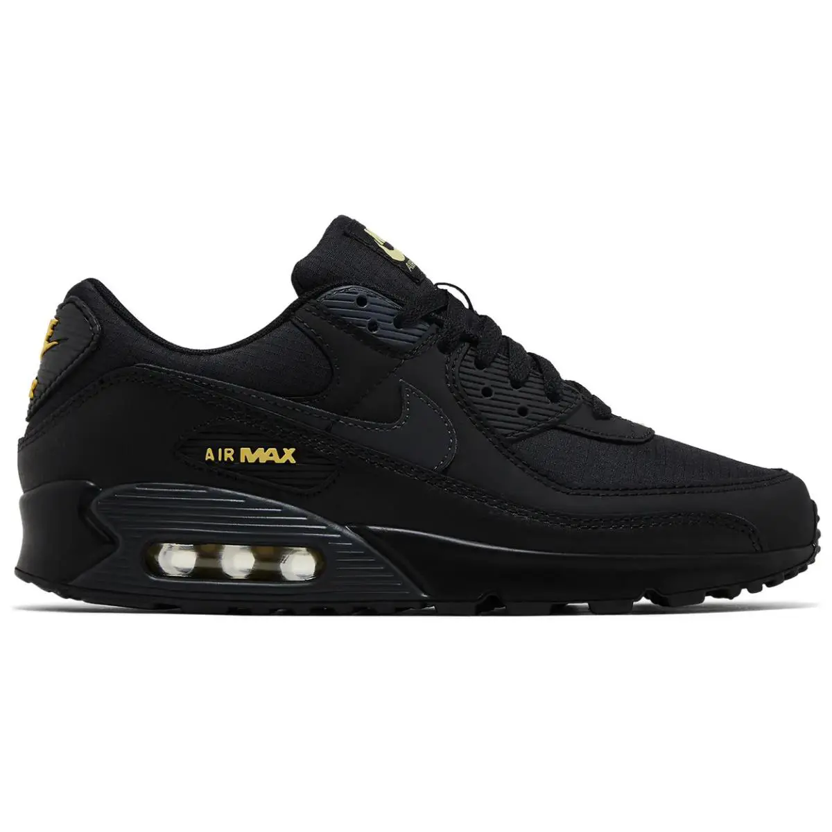 Nike shoes - Nike Air Max 90 - Air Max - IB7680 001 - Black Buff Gold 5