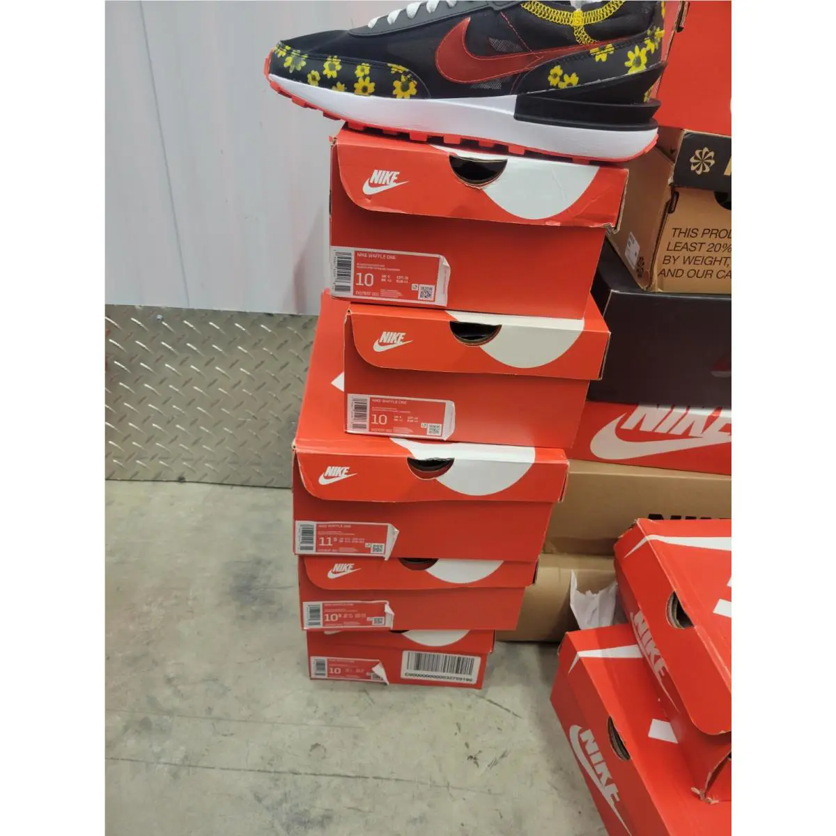 Nike shoes - Nike Waffle One - Waffle One - DQ7637-001 - Black 3