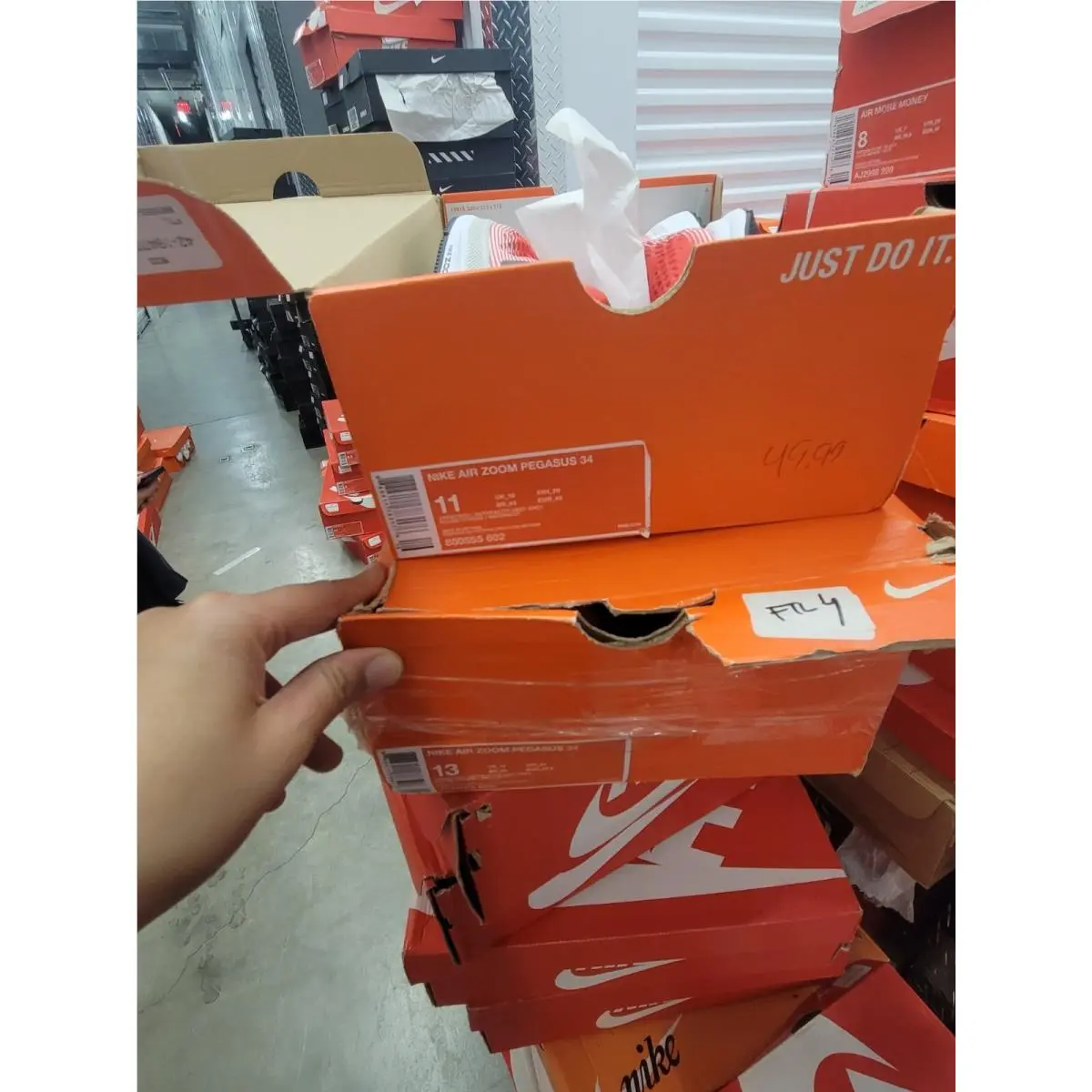 Nike shoes - Nike Air Zoom Pegasus 34 - 880555-602 - Red 6