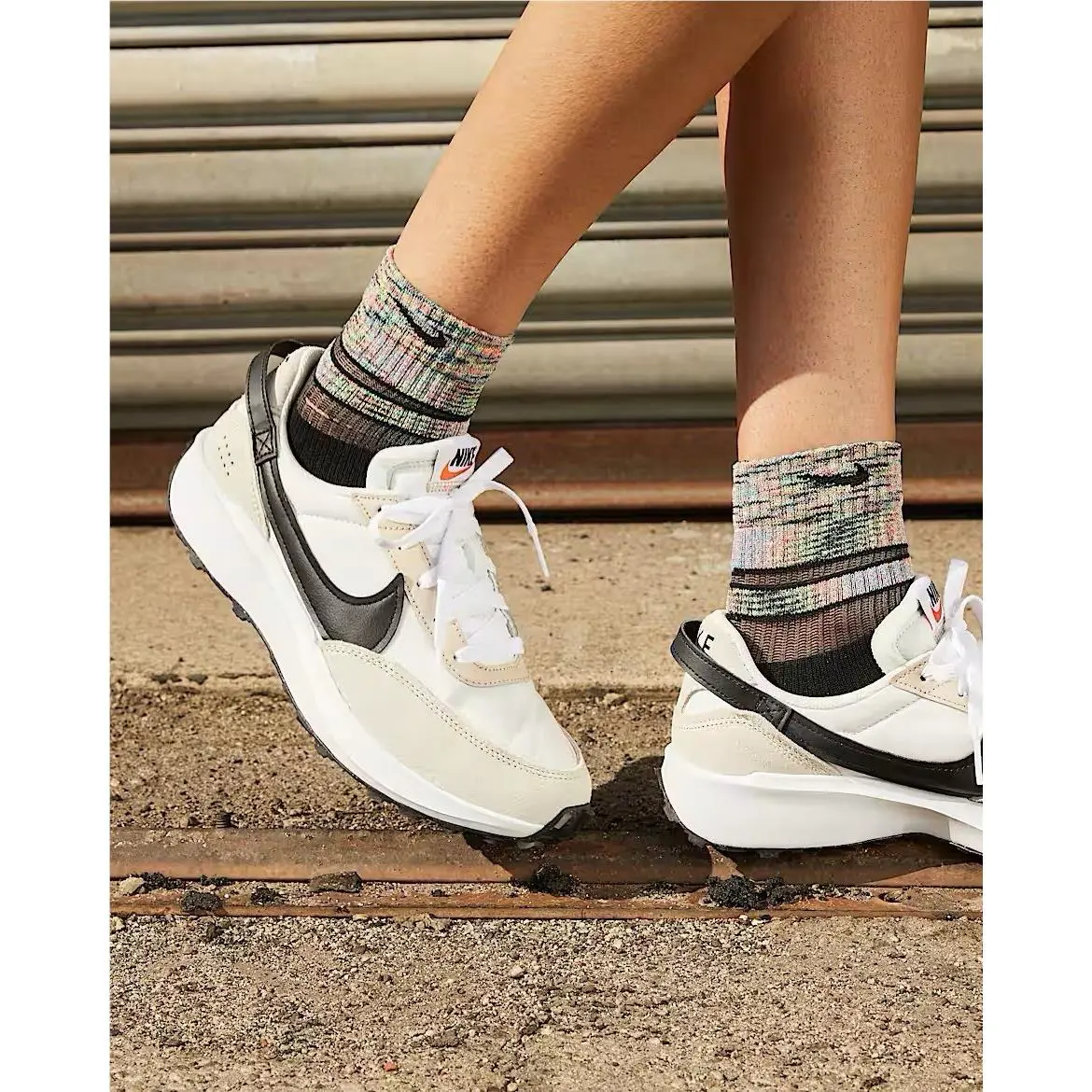 Nike shoes - Nike Waffle Debut - Waffle Debut - DH9523-002 - Sanddrift/Phantom/White/Black 2