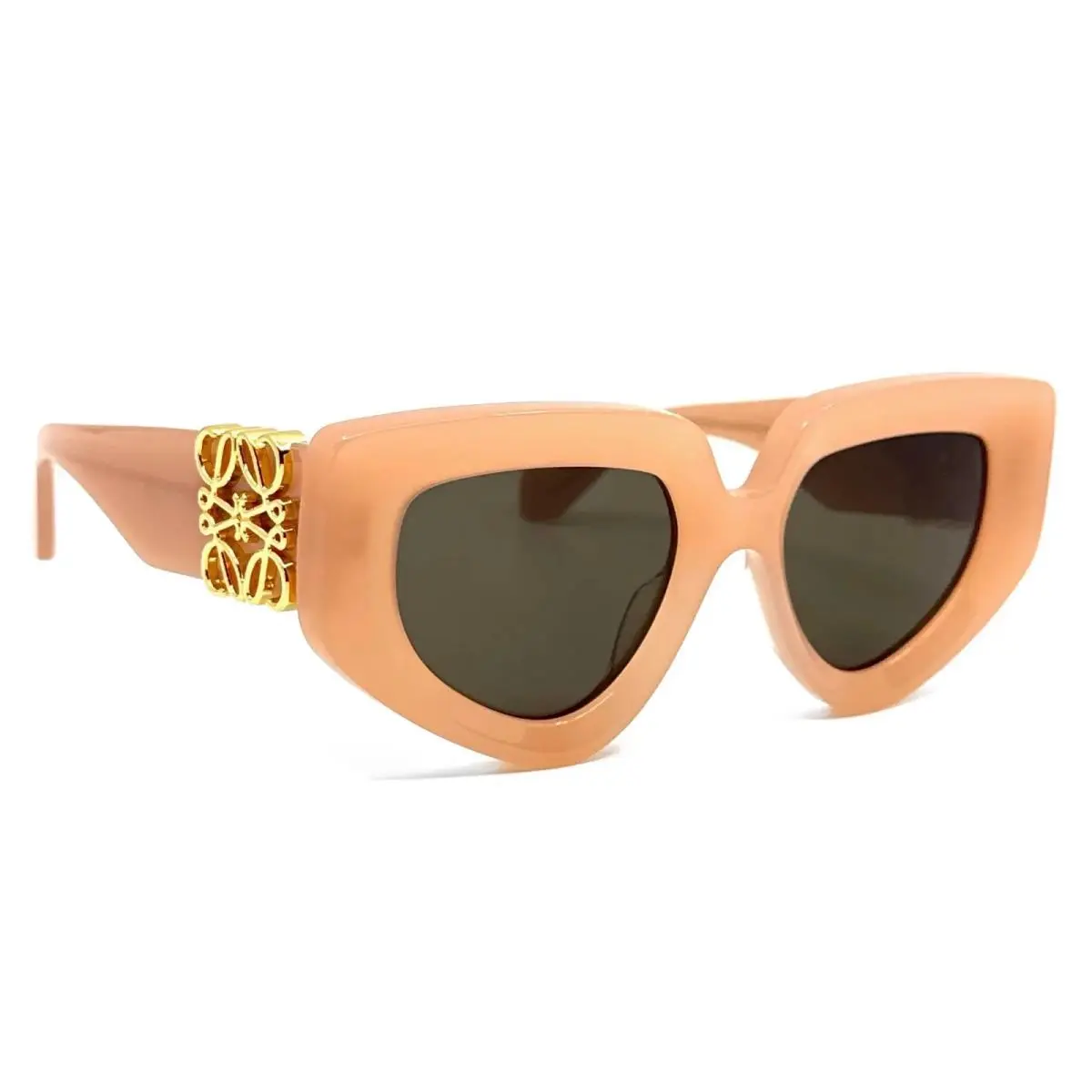 Loewe LW40154U 72E Shiny Pink Grey Sunglasses Italy