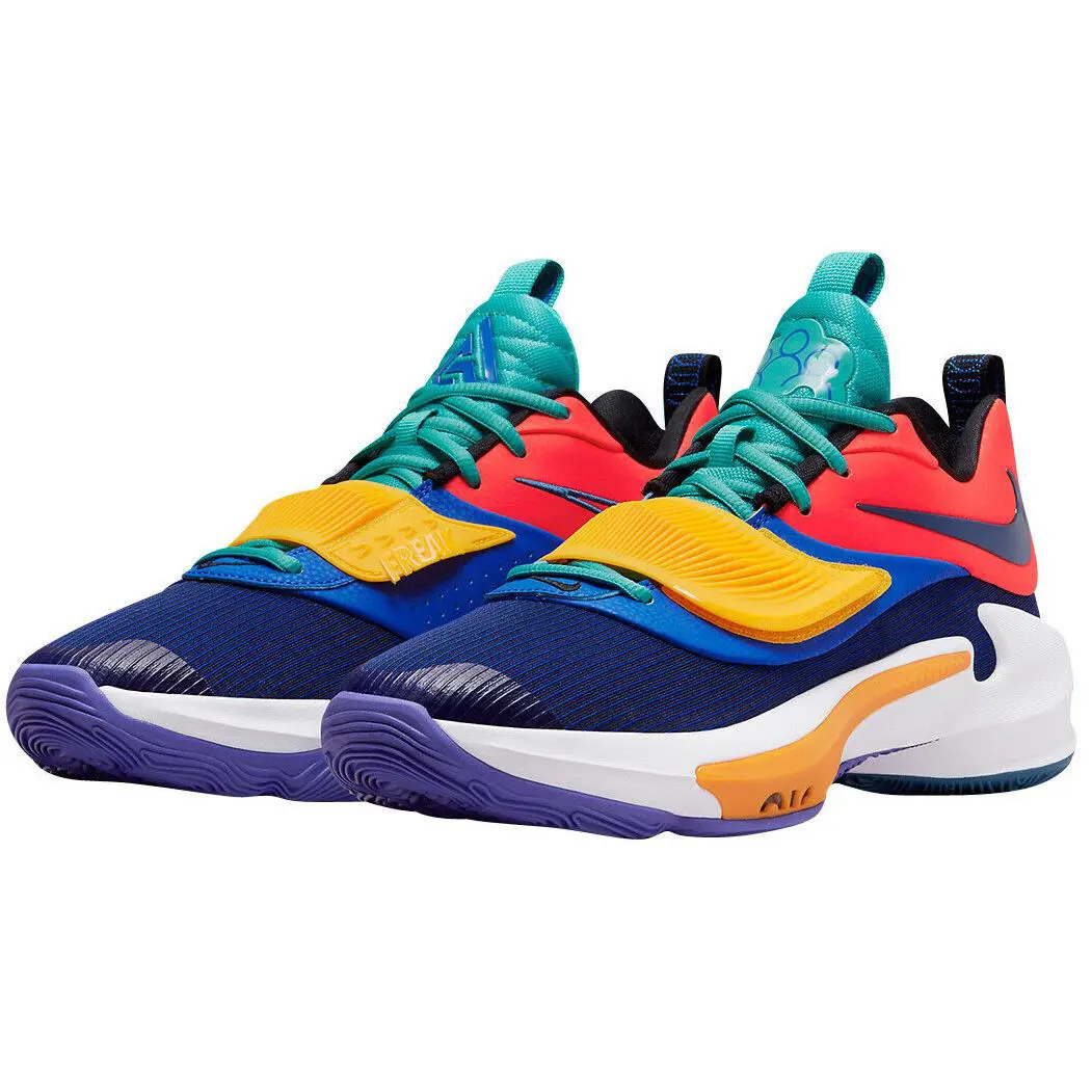 Nike shoes - Nike Zoom Freak 3 - Zoom Freak - DA0694 601 - Bright Crimson/Mystic Navy 0