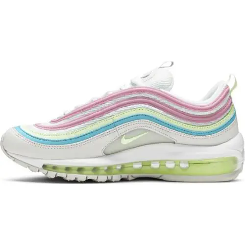 Nike shoes - Nike Air Max 97 - Air Max - CW7017 100 - White/Barely Volt/Platinum Tint 5
