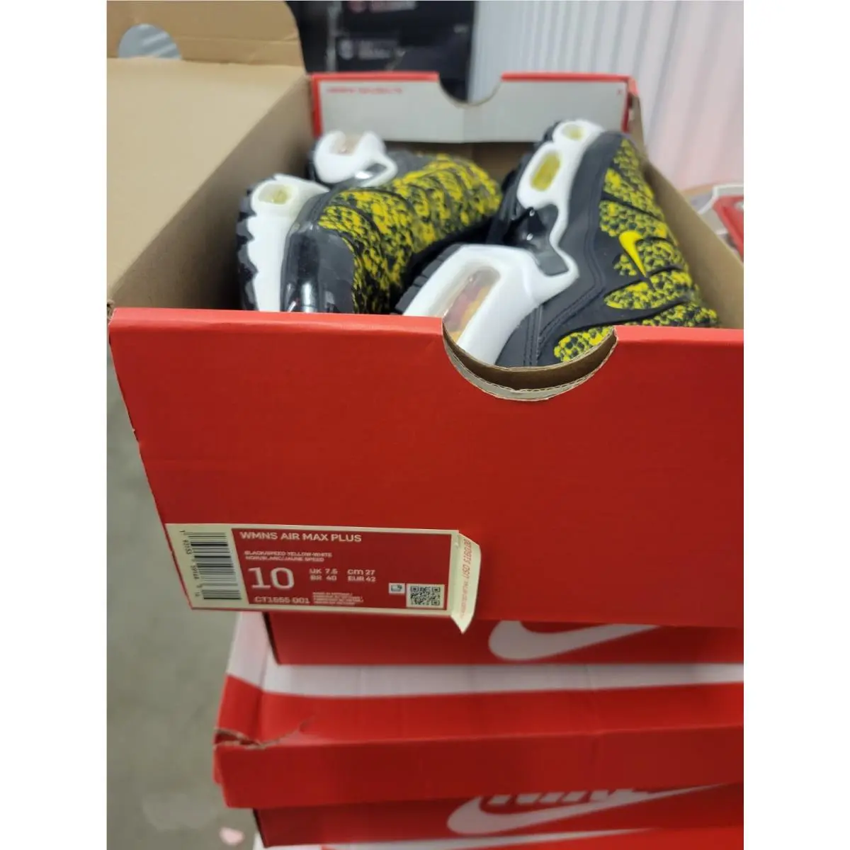 Nike shoes - Nike Air Max Plus - Air Max Plus - CT1555-001 - Yellow 23