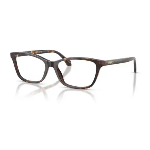 Versace 0VE3375 108 Dark Havana Cat-eye 54 mm Women`s Eyeglasses