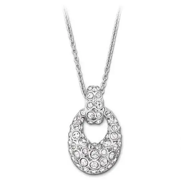 Swarovski 50005865 Rhodium Plated Silver Rarely Pendant