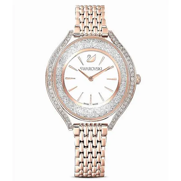 Swarovski Crystalline Aura Quartz White Dial Ladies Watch 5519459
