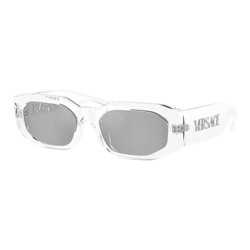 Versace VE4489U 148/8V Transparent/silver Mirror 55-18-140 Sunglasses