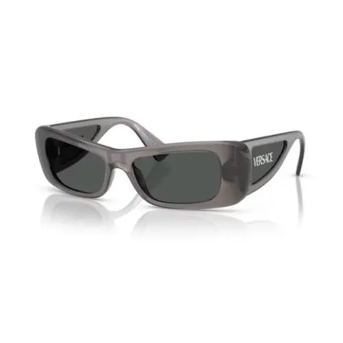 Versace VE4481 550287 Grey Glitter Transparent/dark Grey Women`s Sunglasses