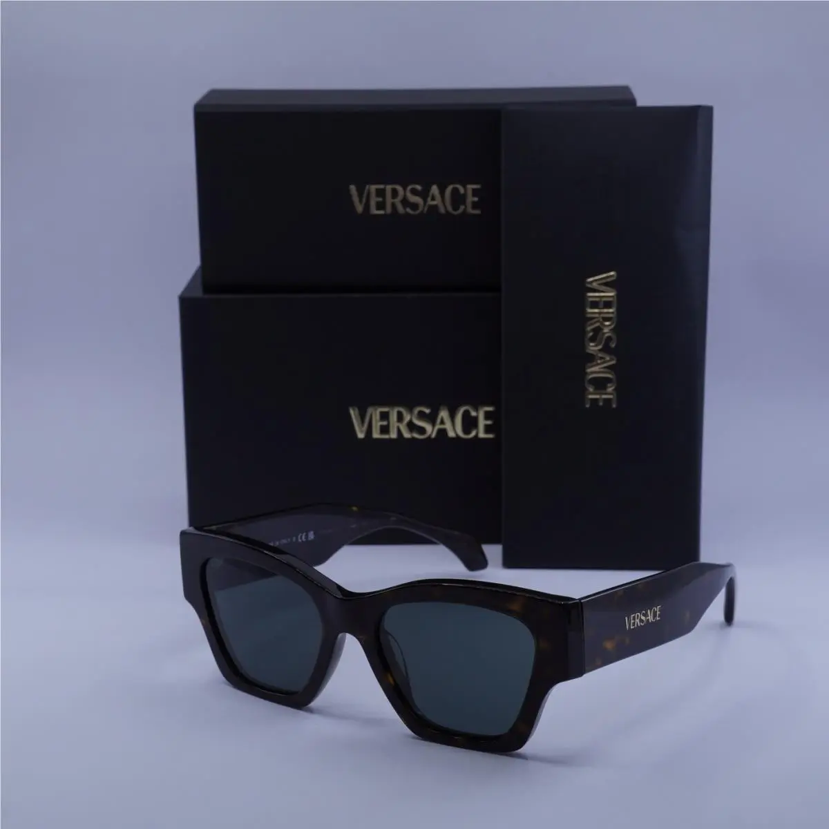 Versace VE4492U 108/87 Dark Havana/dark Grey 55-16-140 Sunglasses