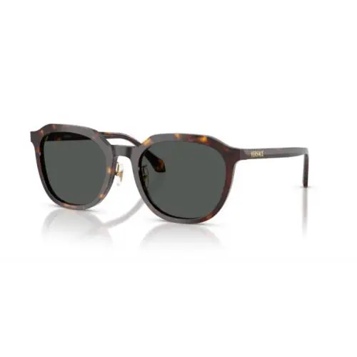 Versace VE4493D 108/87 Dark Havana / Dark Grey Oval Women`s Sunglasses