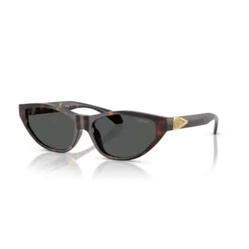 Versace VE4491U 108/87 Havana / Dark Grey Cat-eye Women`s Sunglasses