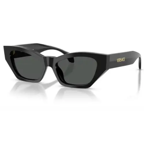 Versace VE4488U GB1/87 Black/dark Grey Cat Eye Women`s Sunglasses
