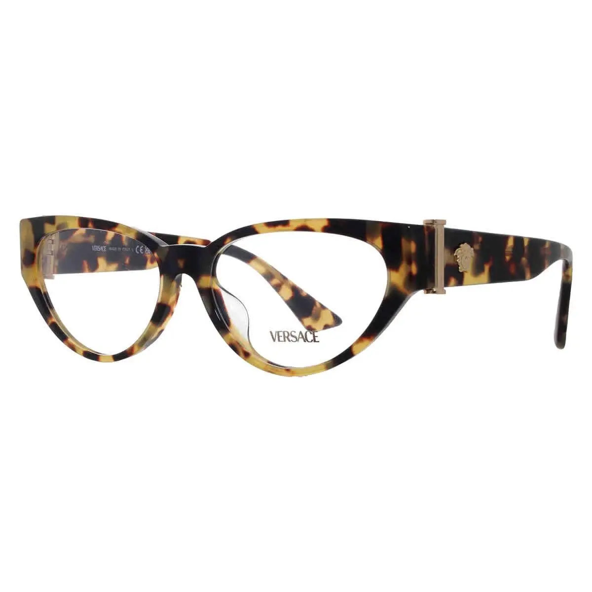 Versace Demo Cat Eye Eyeglasses VE3366F 777 55 VE3366F 777 55