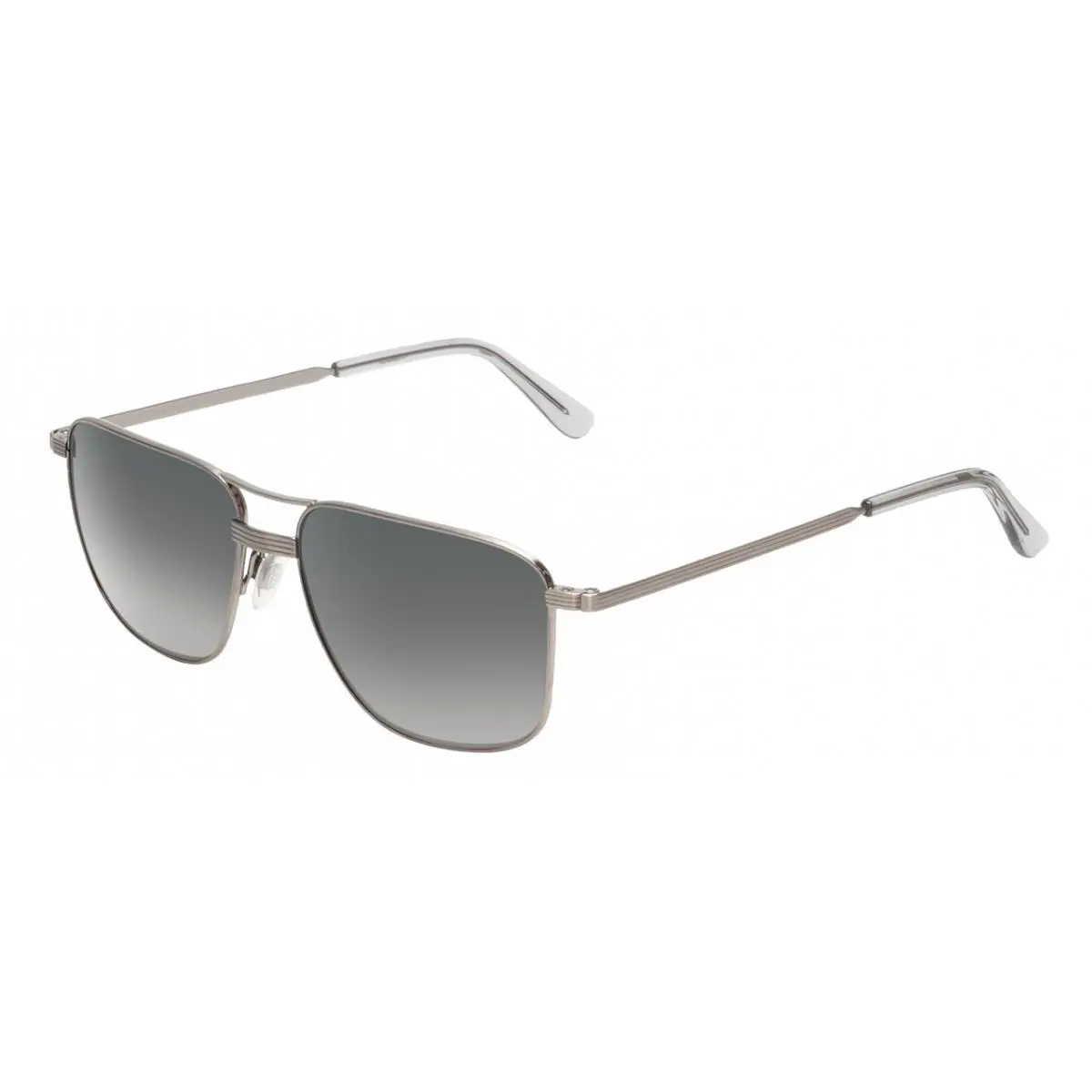 American Optical Airman Unisex Designer Pilot Sunglasses Pewter Clear/grey 56 mm - Frame: Multicolor, Lens: Multicolor