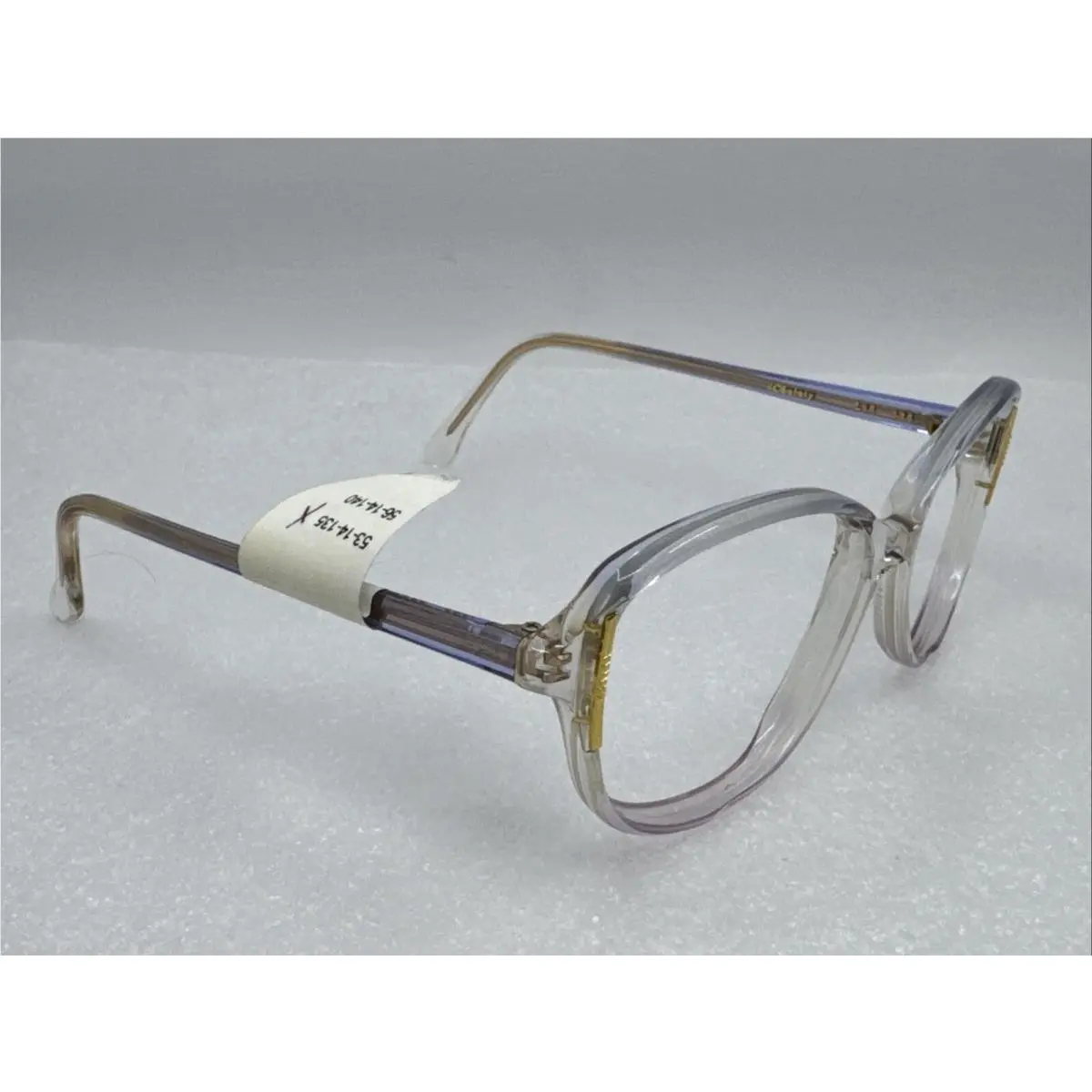 Vintage  AO EC350 Safety Eyeglass Frames 53-14-135 Blue Lavender by American Optical
