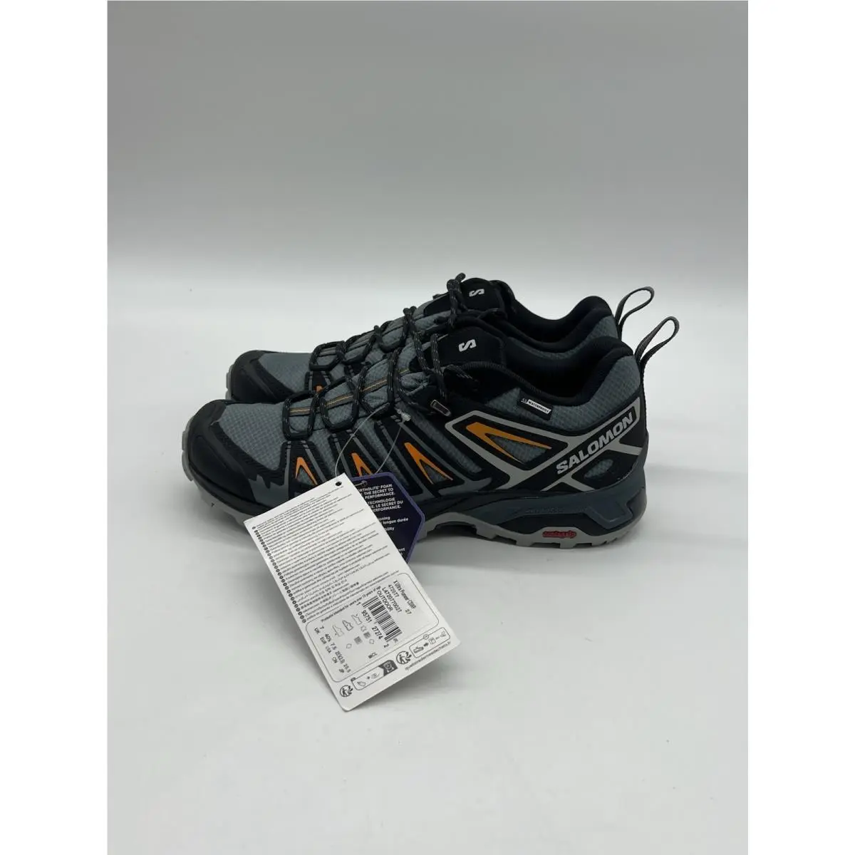 Salomon shoes - Salomon X Ultra - Ultra - 472077 - Stormy Weather/Black/Tumeric (UPC: 195751272803) 8