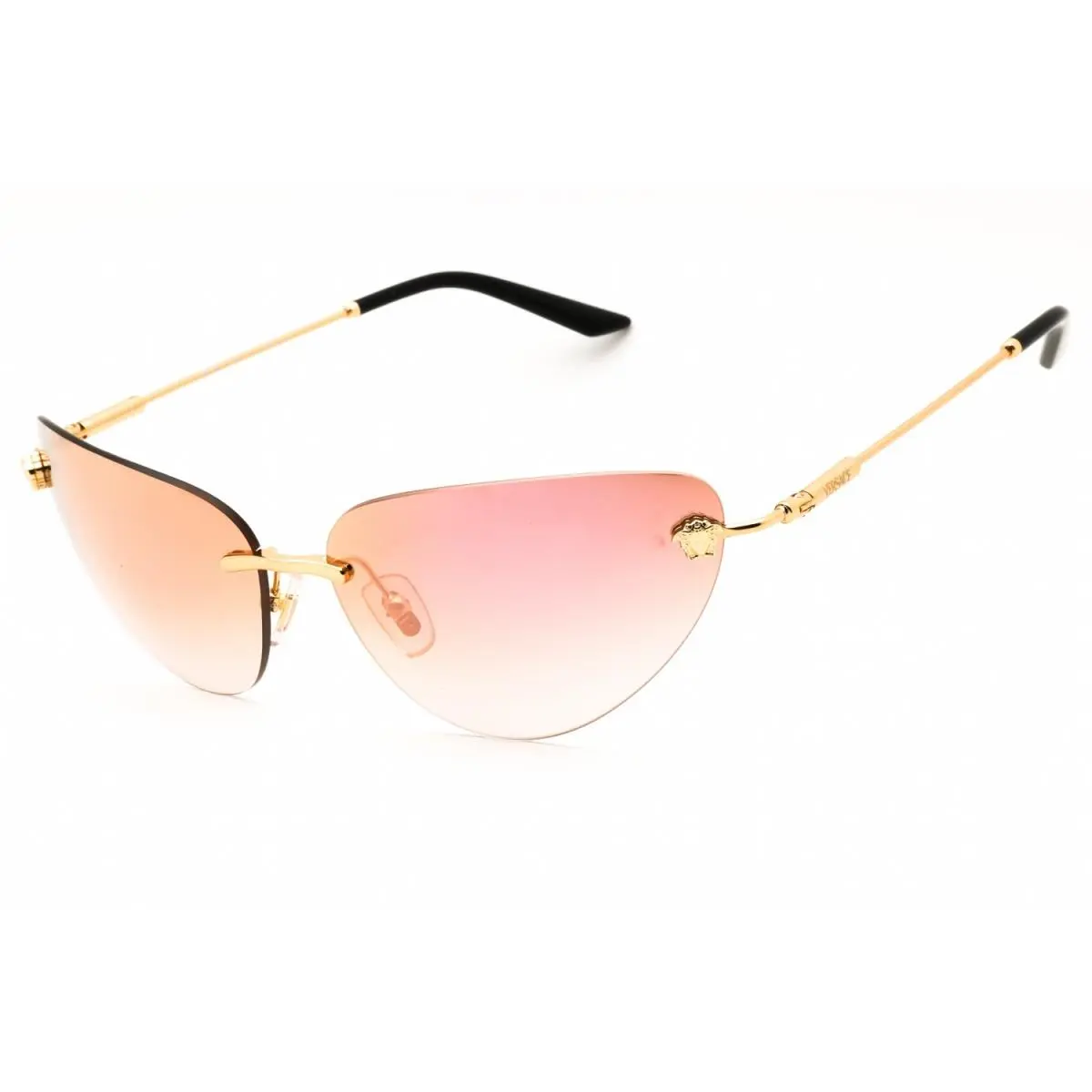 Versace VE2281 1002 6F Sunglasses Gold Frame Pink Gradient Lenses 64mm