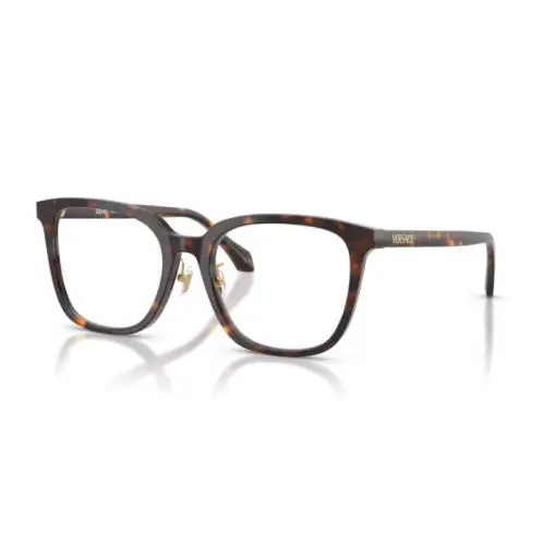 Versace 0VE3378D 108 Dark Havana Soft Squared 54mm Women`s Eyeglasses