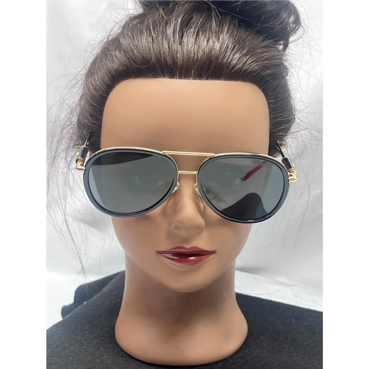Versace OVE2260 Sunglasses Black Gold No Case