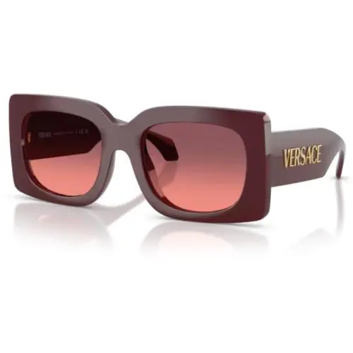 Versace VE4496U 551520 Burgundy/pink Gradient Violet Square Women`s Sunglasses