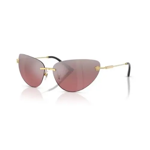 Versace 0VE2281 10027E Gold/pink Mirror Silver Gradient Women`s Sunglasses