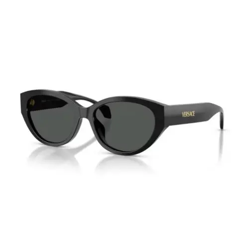 Versace VE4495D GB1/87 Black / Dark Grey Oval Women`s Sunglasses