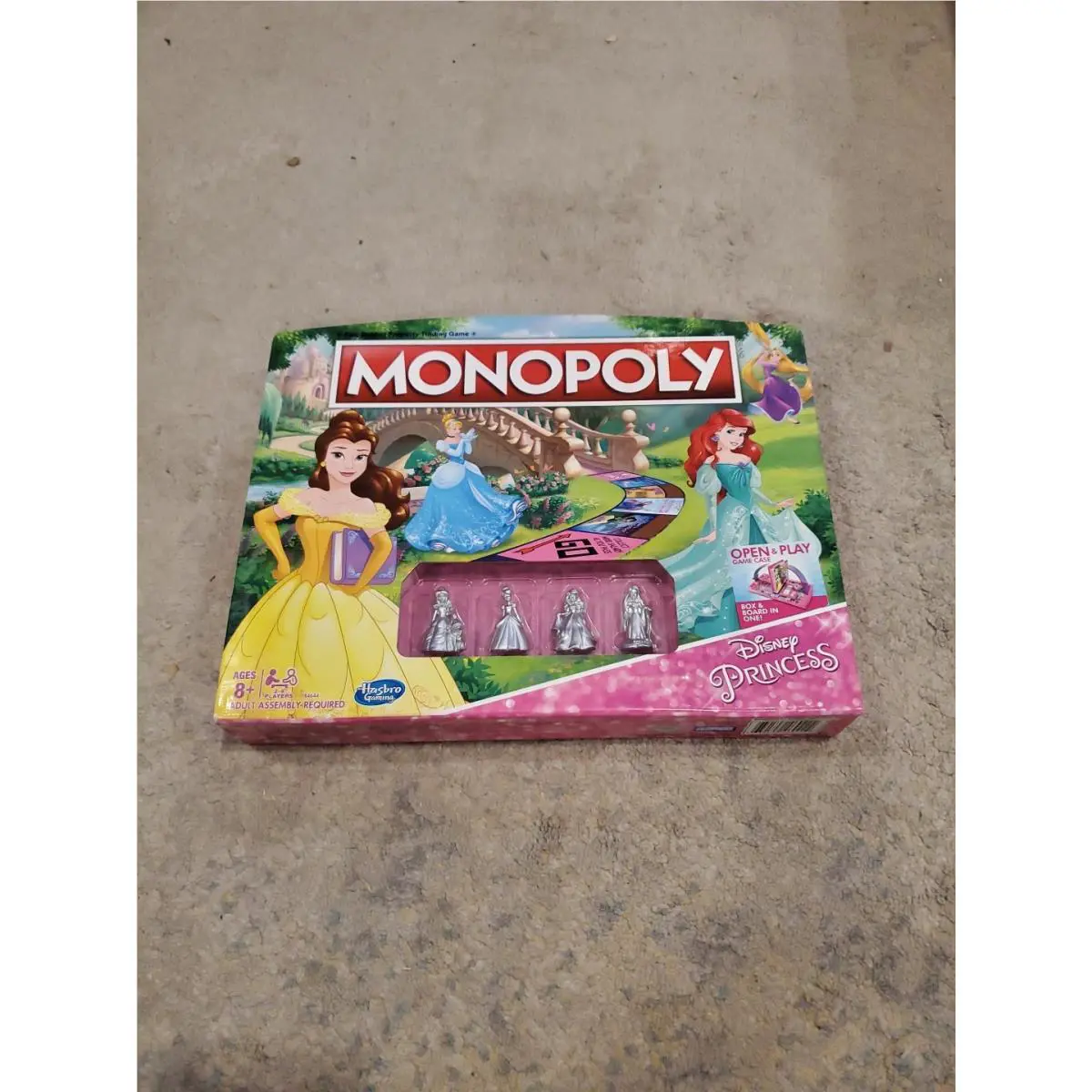 Disney Princess Monopoly /open Play Game/ Sets UP Fast