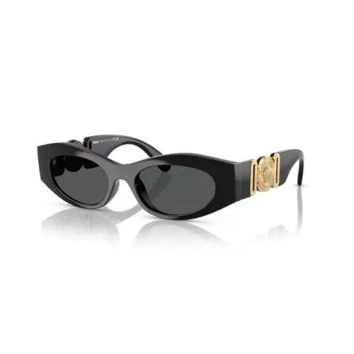 Versace VE4480U GB1/87 Black/dark Grey Cat-eye Women`s Sunglasses