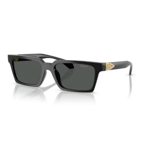 Versace VE4490U GB1/87 Black /dark Grey Rectangle Men`s Sunglasses