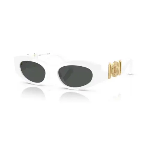 Versace VE4480U 314/87 White/dark Grey Cat-eye Women`s Sunglasses