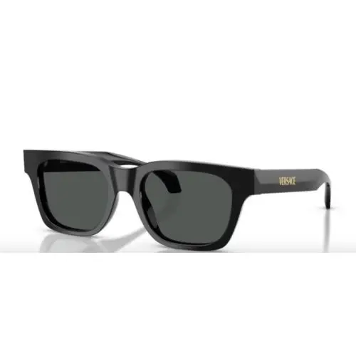 Versace VE4486 GB1/87 Black / Dark Grey Square Men`s Sunglasses