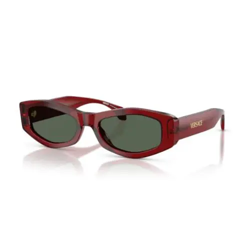 VE4487 551271 Transparent Bordeaux/dark Green Women`s Sunglasses by Versace