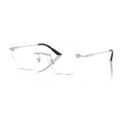 Versace 0VE1305 1000 Silver Round 55mm Women`s Eyeglasses