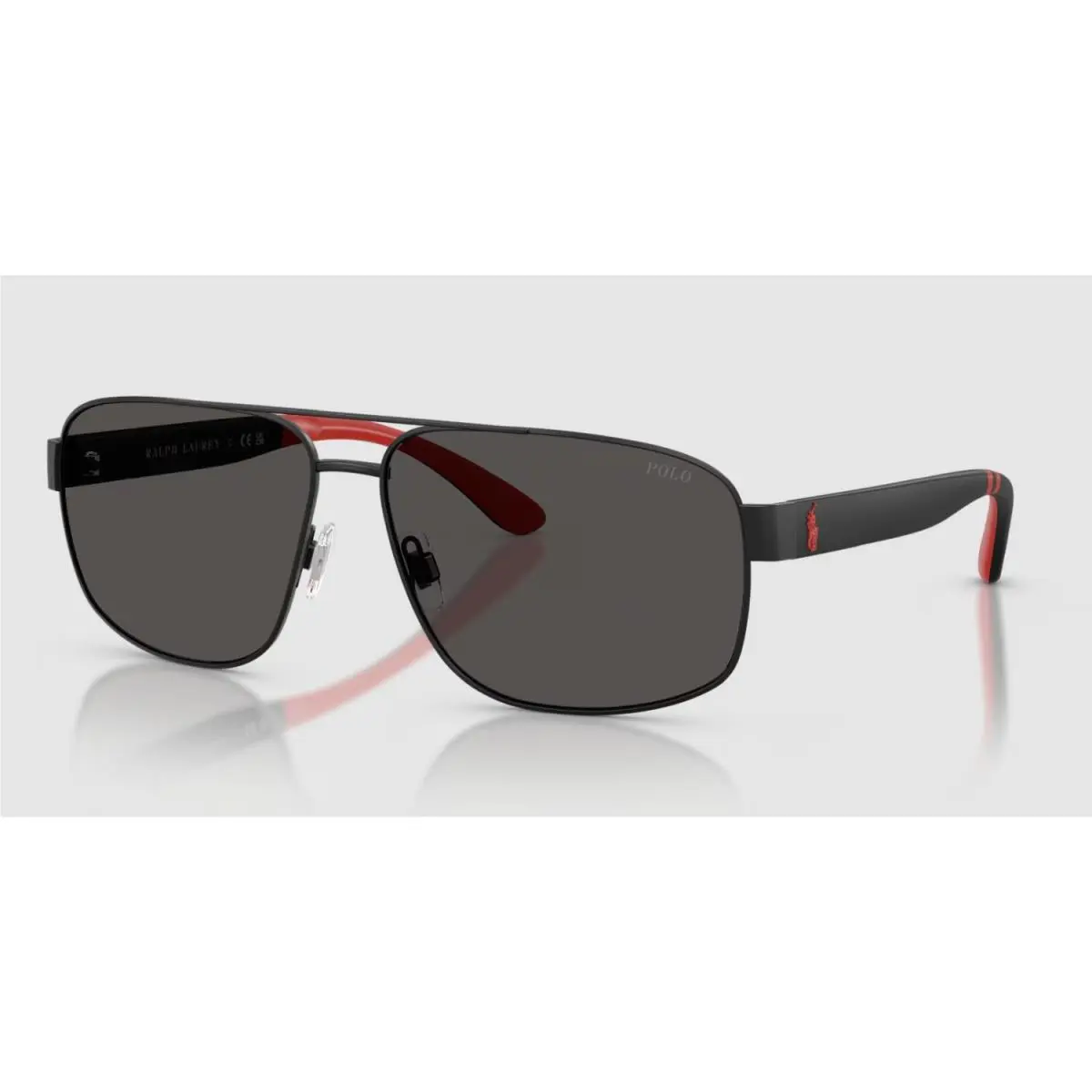 Polo Raulph Lauren PH3112 903887 62 PH3112 Sunglasses Black Frame Grey Lens - Grey, Frame: Black, Lens: Gray