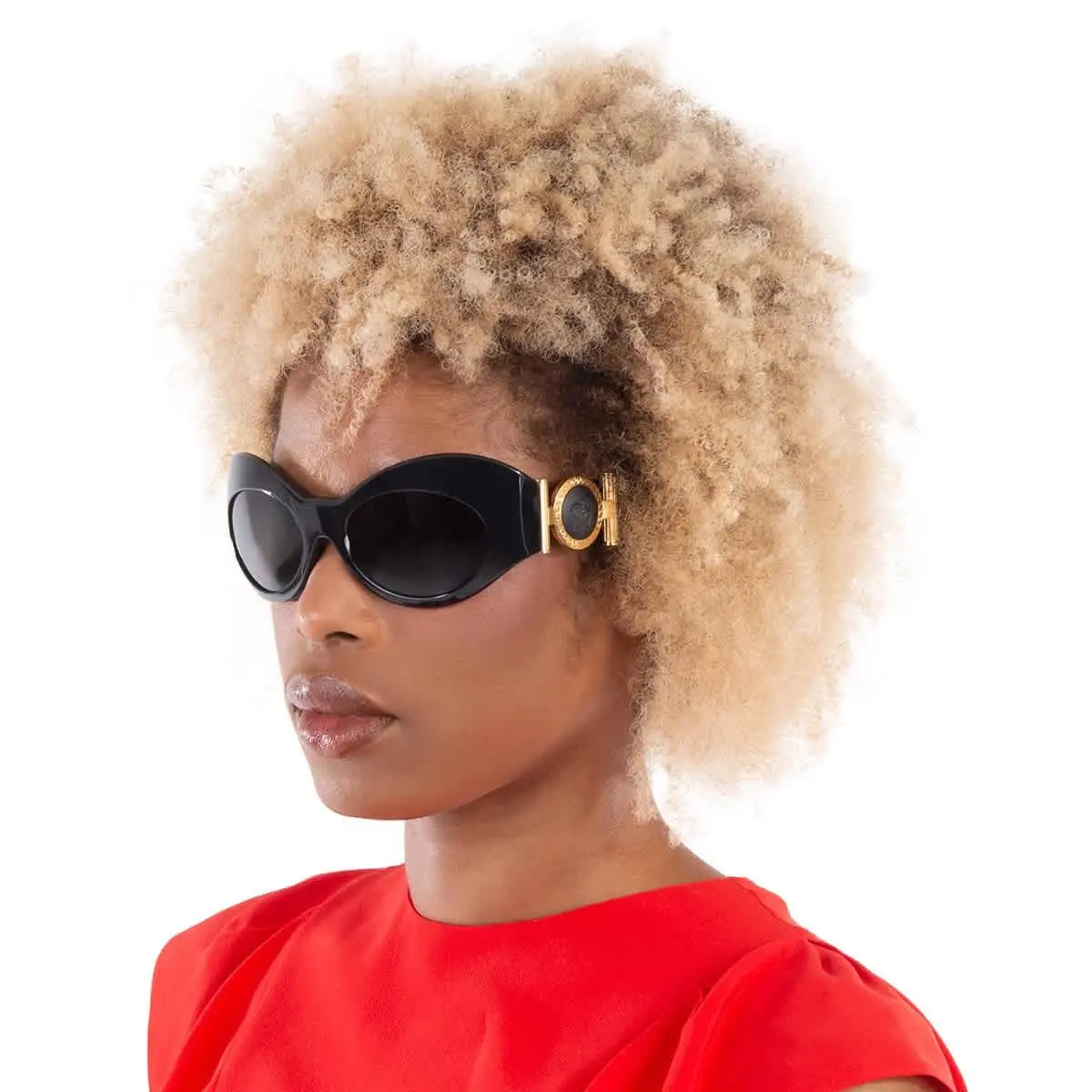 Dark Grey Irregular Ladies Sunglasses VE4462 GB1/87 58 VE4462 GB1/87 58 by Versace
