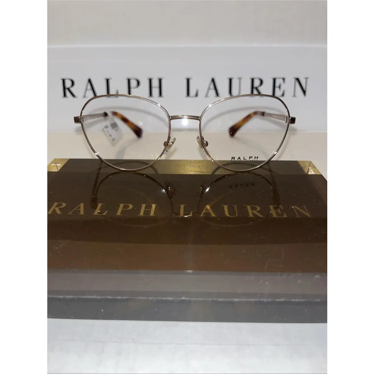 Ralph Lauren Eyeglasses RA 6054 Color 9336 Rose Gold Size 52-17-145