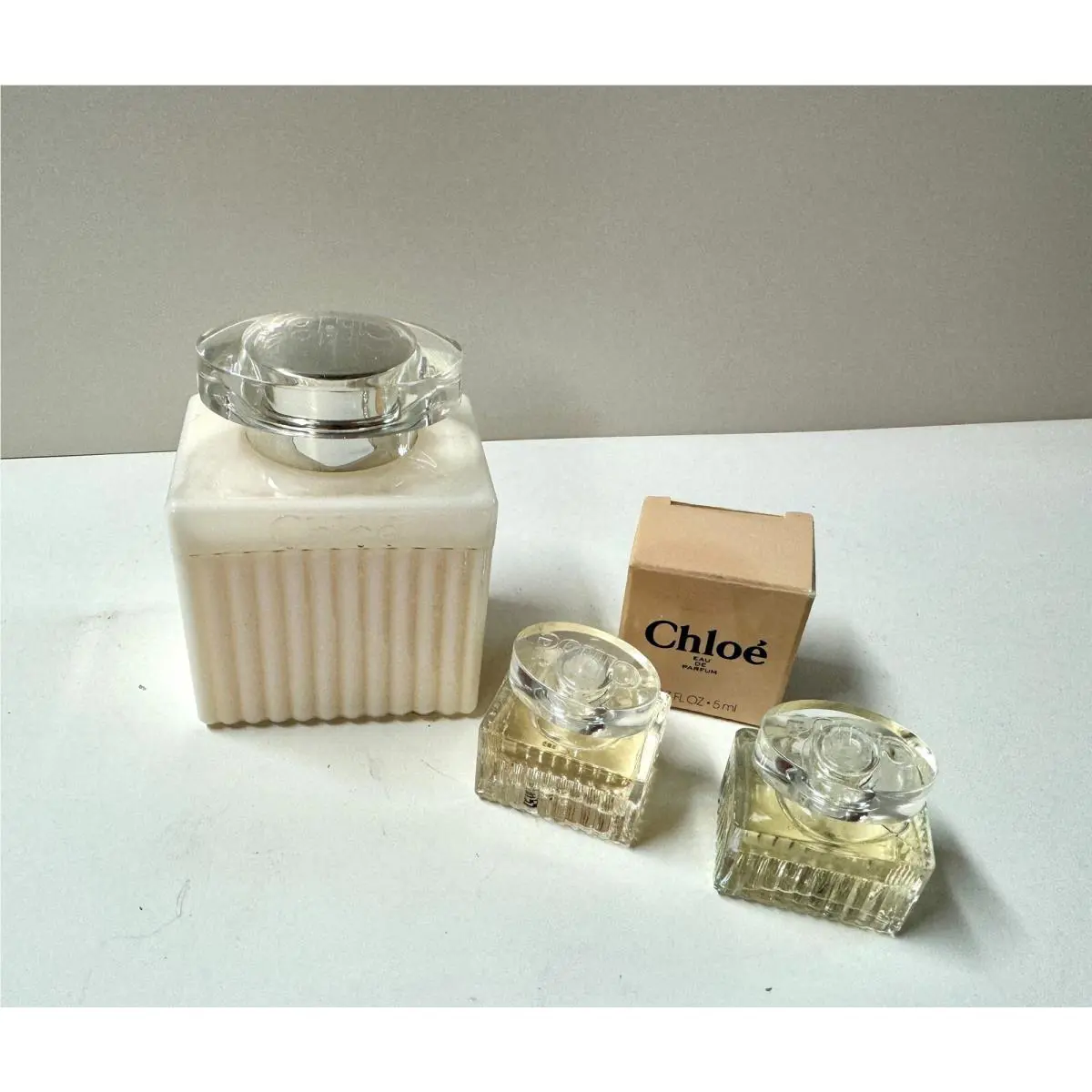 Chloe Perfumed Body Lotion by Chloe 3.4 oz + 2 x Miniature 5 ml