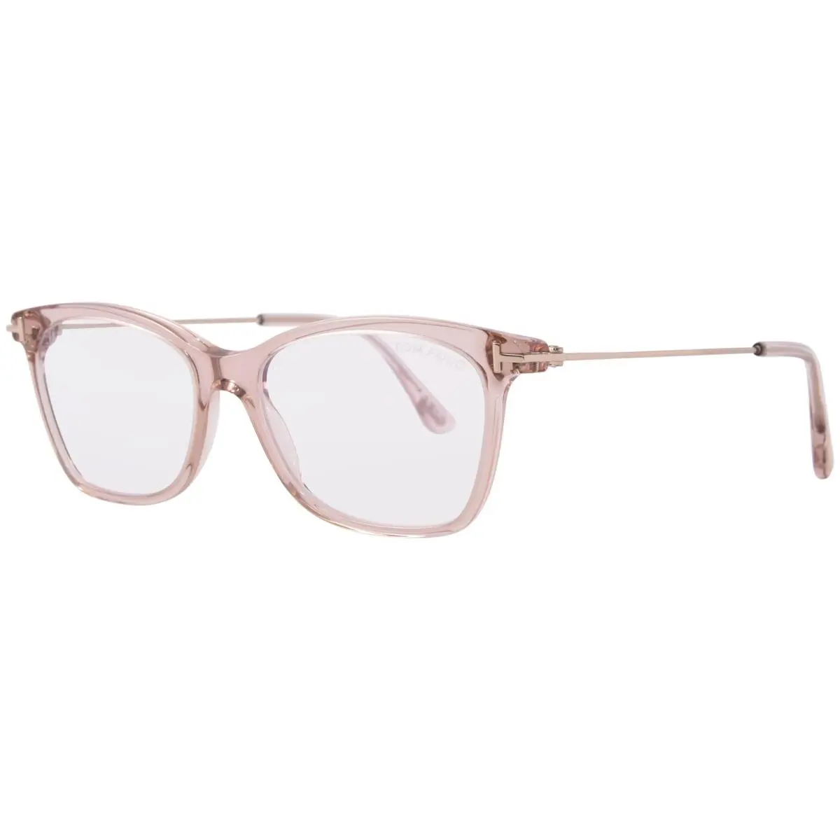 FT5712-B 072 Eyeglasses Frame Women`s Pink/rose Gold/blue Full Rim 50mm by Tom Ford