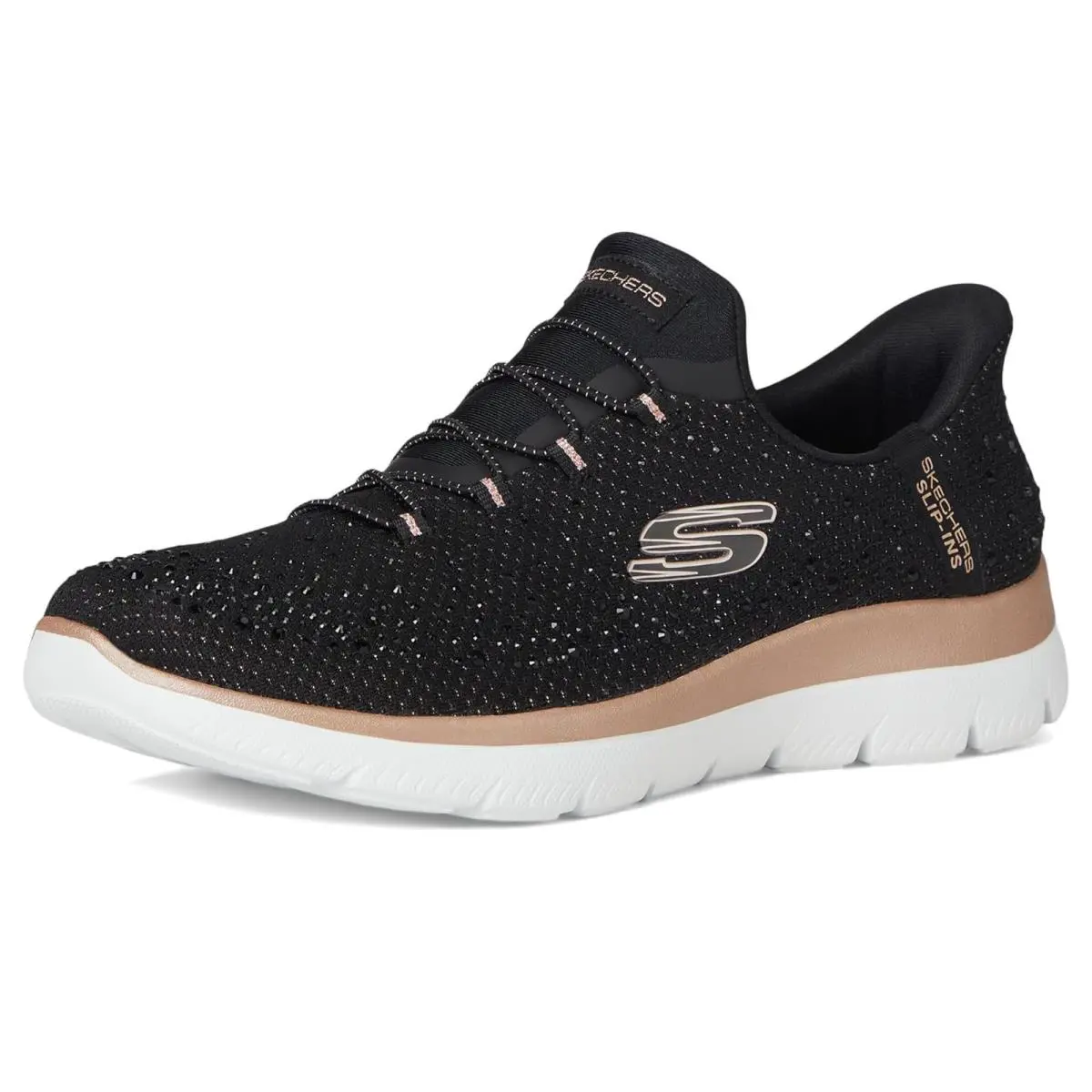 Skechers shoes - Skechers hands free slip on summits - Black 1