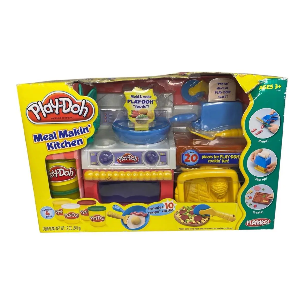 Play-doh Meal Makin Kitchen Playset 2008 Hasbro Nos Read