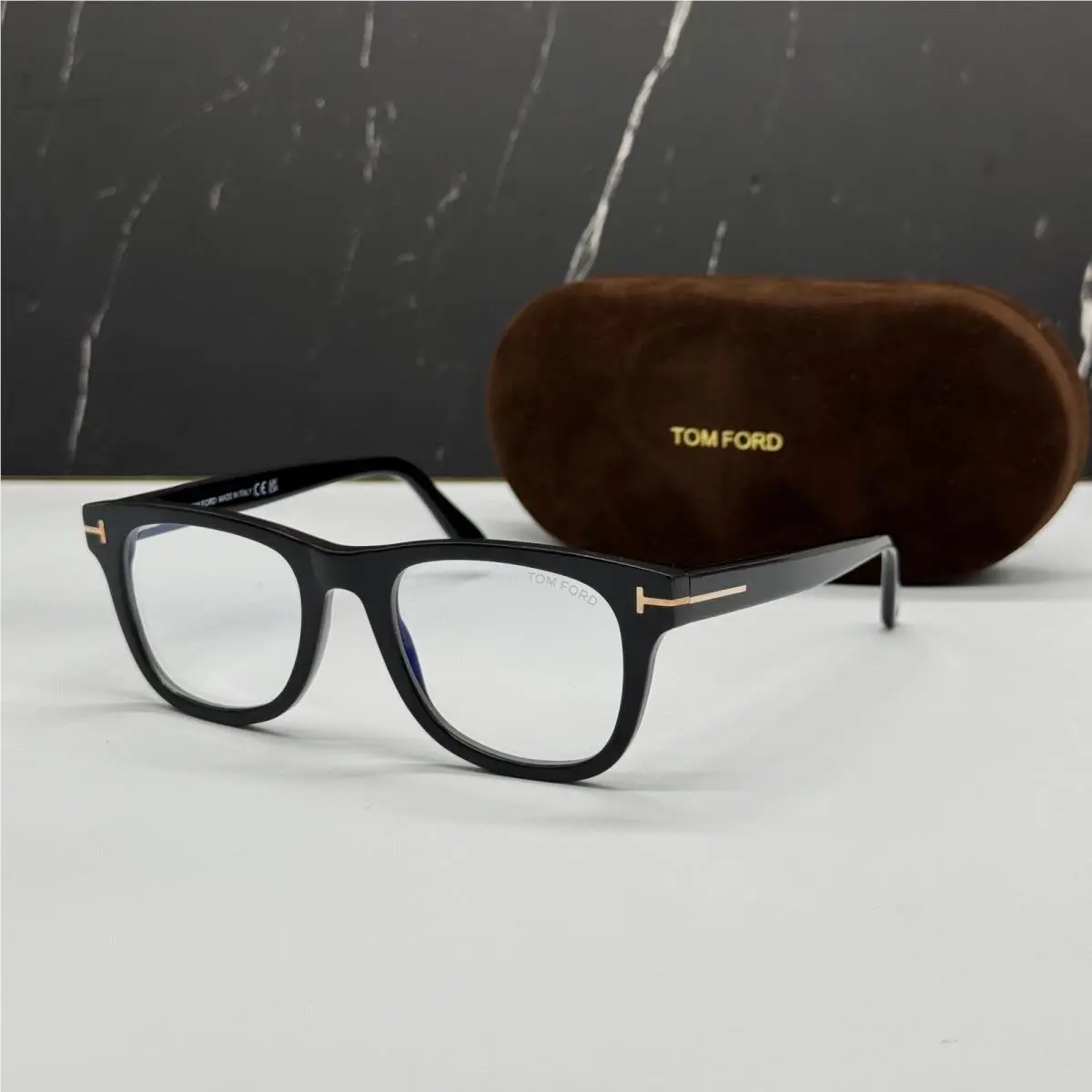 Tom Ford TF5820/B 001 Unisex Eyeglasses Black FT5820/B 001