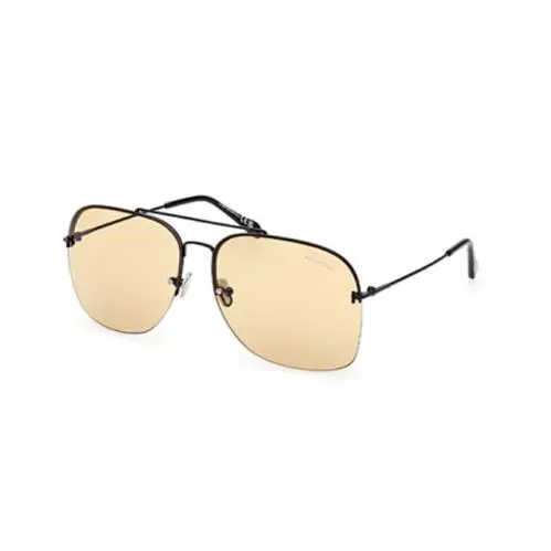 Tom Ford FT0883 01E Metal Shiny Black Brown 64 mm Men`s Sunglasses