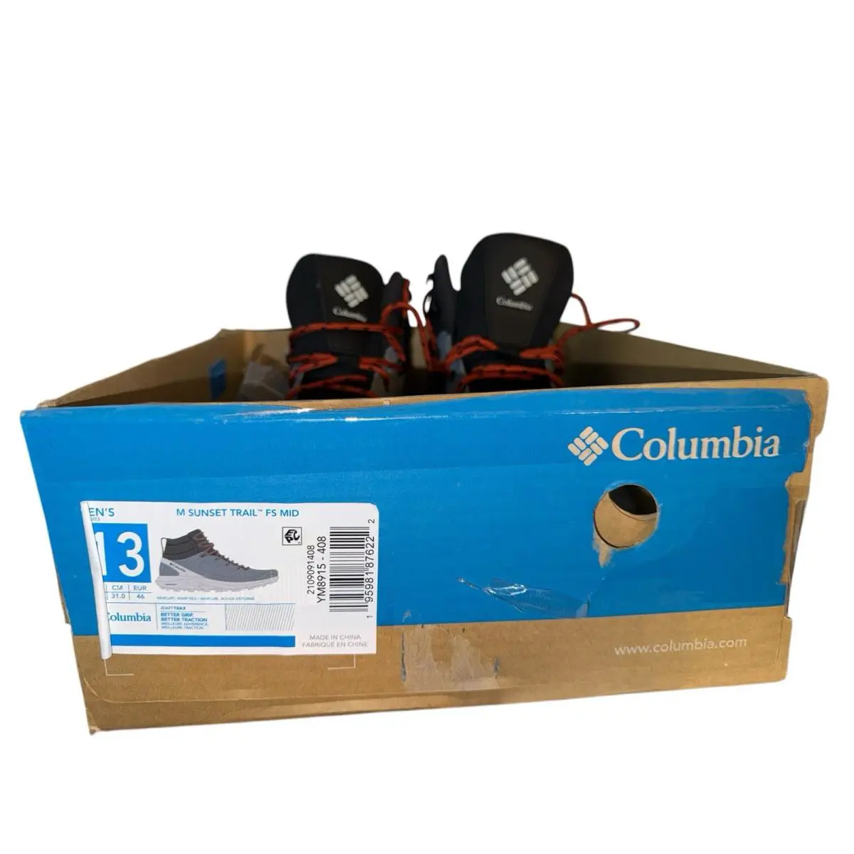 Columbia shoes - Columbia M Sunset Trail FS - Gray (UPC: 0195981876222) 13