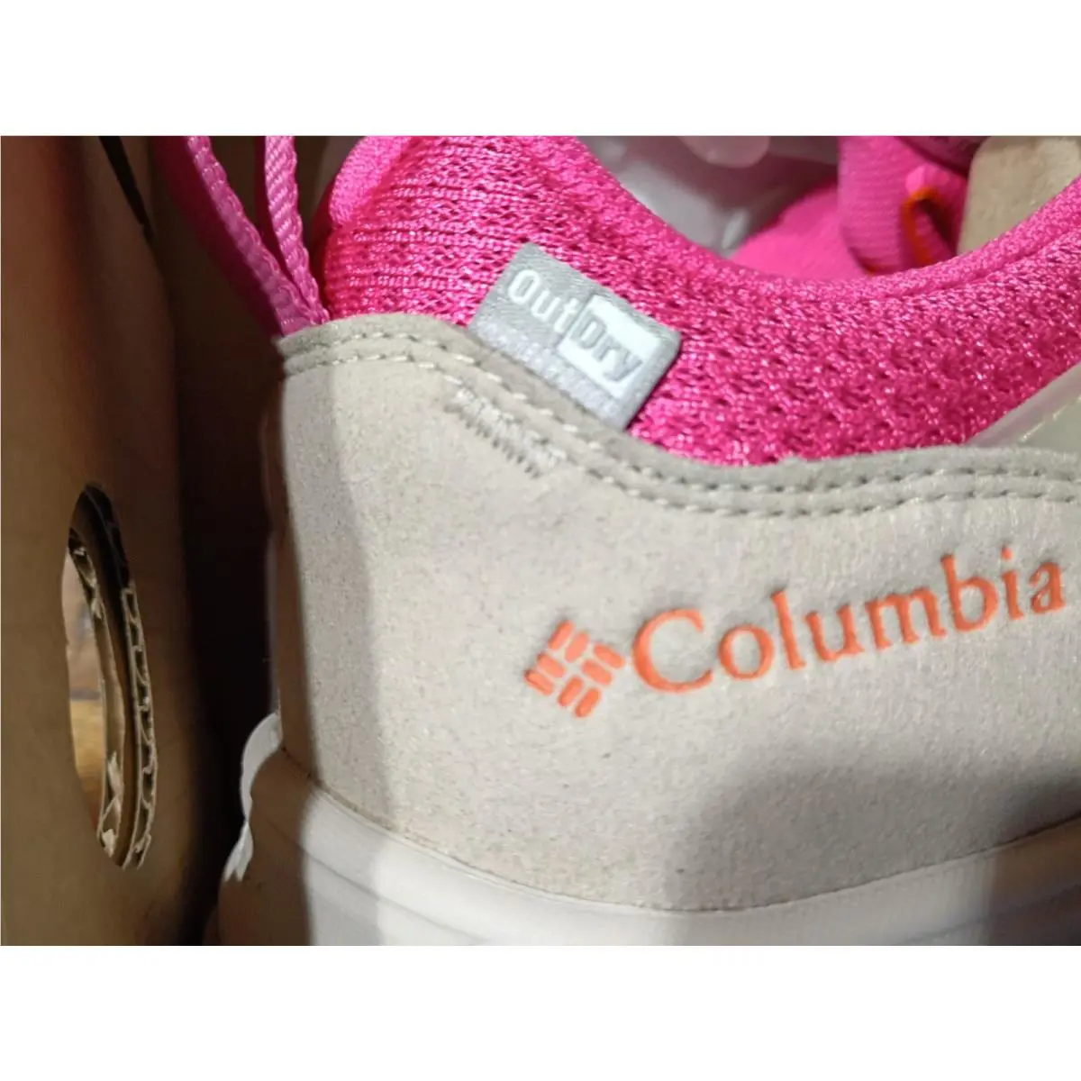 Columbia shoes - outdry trail grotto - outdry trail grotto - tan - pink 5
