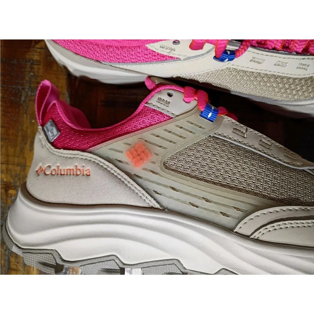 Columbia shoes - outdry trail grotto - outdry trail grotto - tan - pink 7