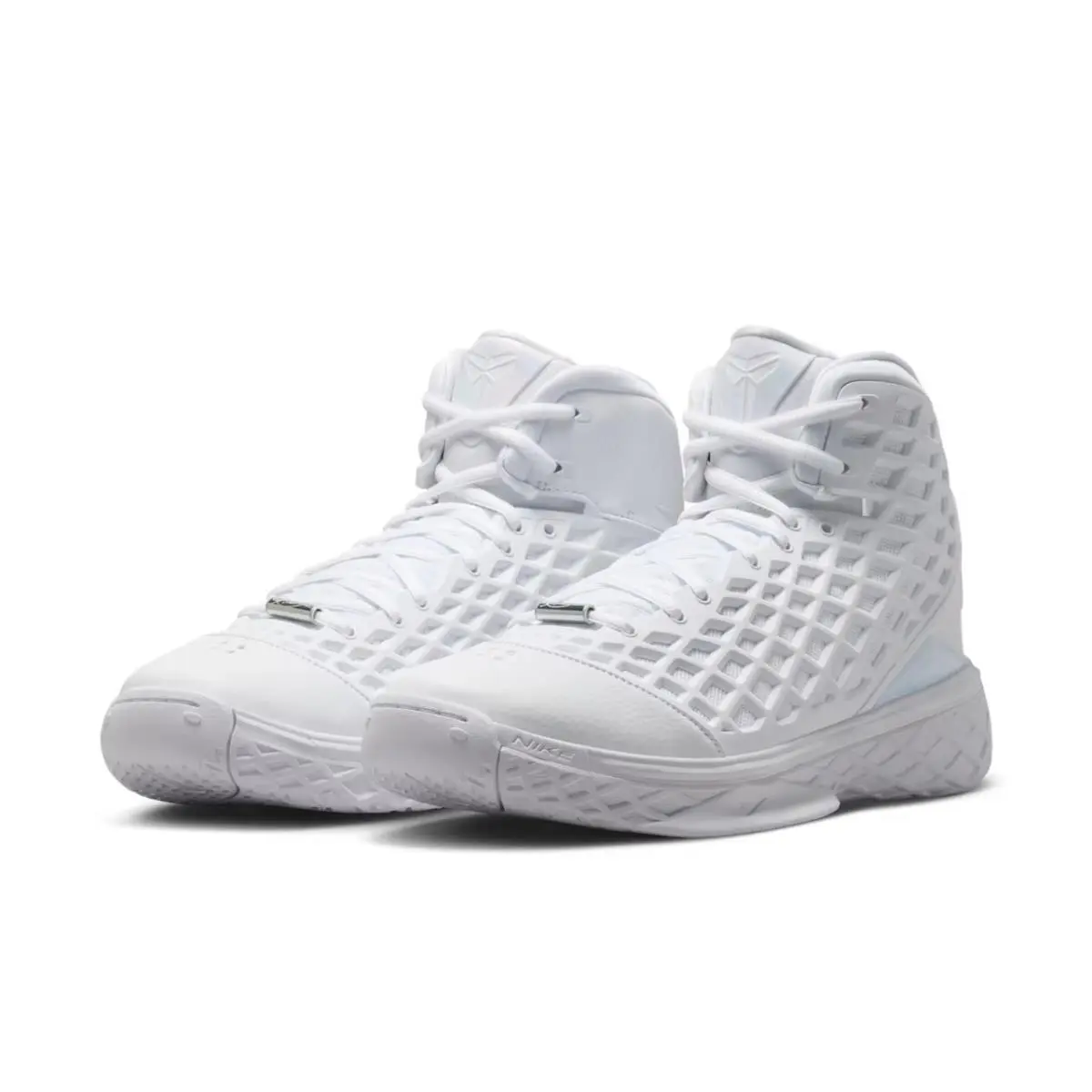 Nike Kobe 3 Protro Basketball Shoe Size 11 Halo Triple White HM4351-100 - White