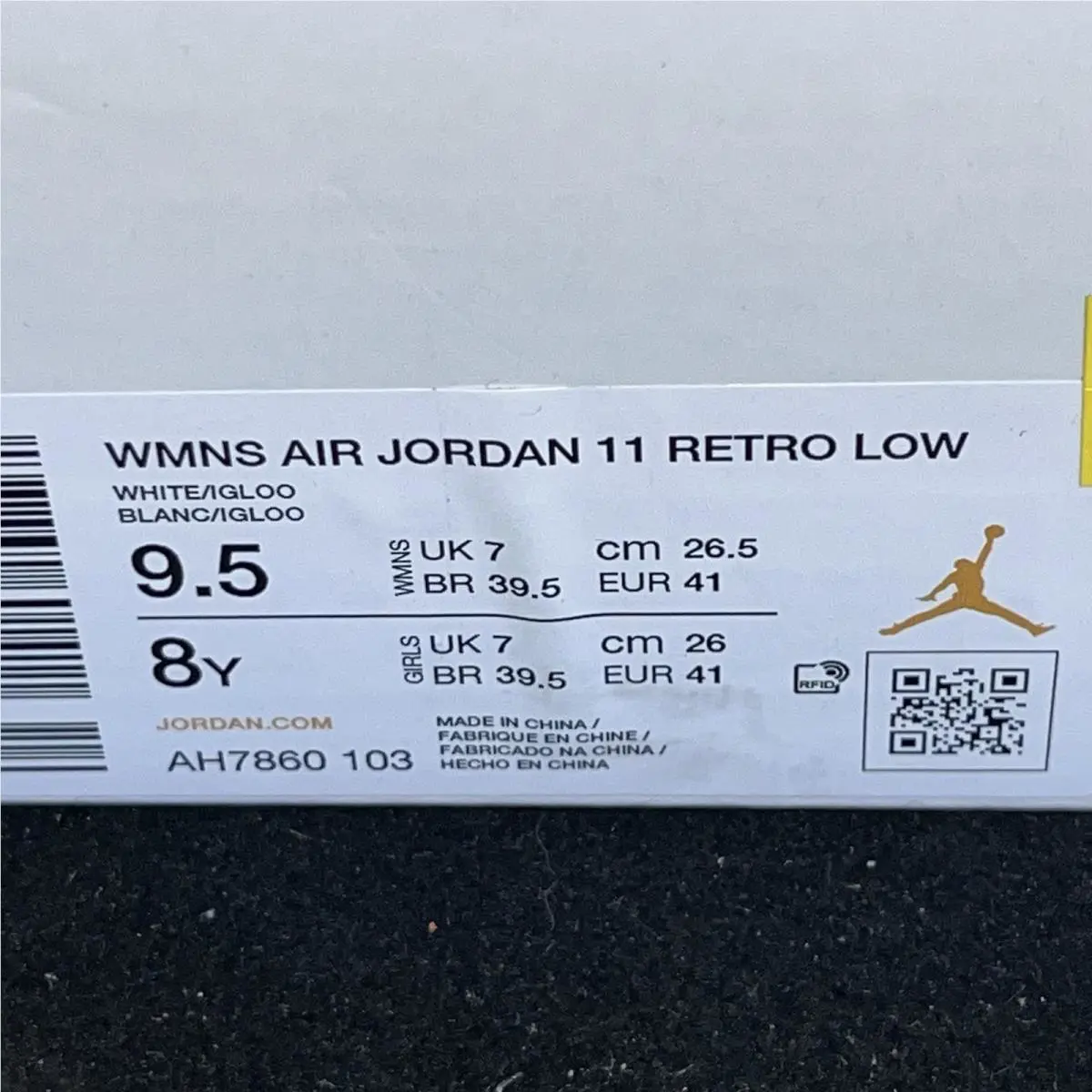 Nike shoes - Air Jordan 11 Low - Air Low - AH7860-103 - White (UPC: 197862677799) 6