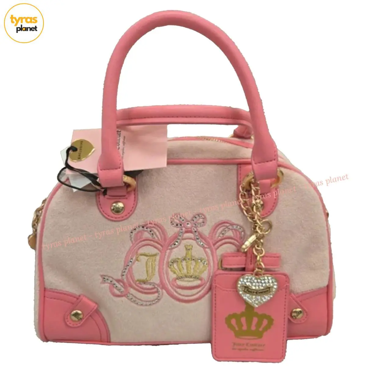 Juicy Couture Pink Lovers Club Crossbody Handbag