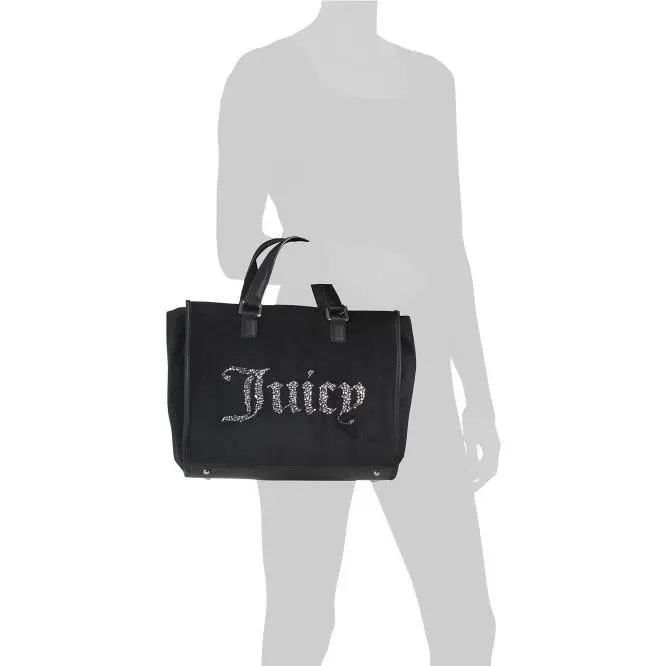 Juicy Couture Liquorice Extra Spender Tote W/heart Charm Bag Gift